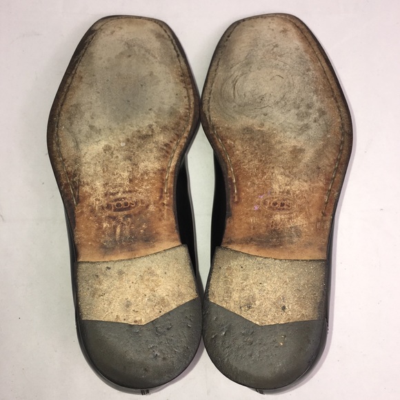 Tod’s Leather Loafers Slip-Ons Size 8.5 - Picture 7 of 8